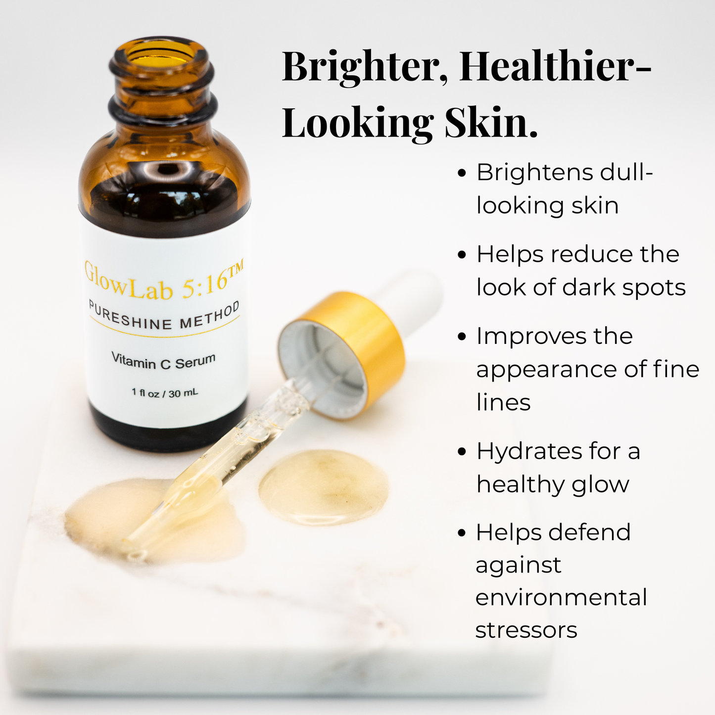 GlowLab 5:16™  PURESHINE METHOD Vitamin C Serum - 15% L-Ascorbic Acid